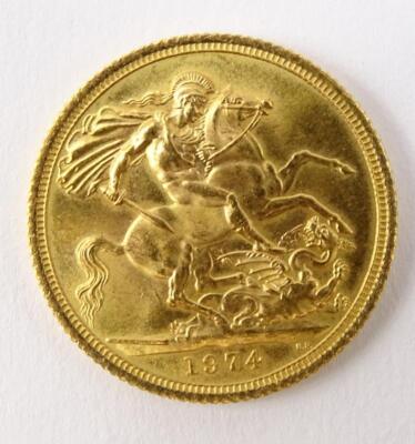 A Queen Elizabeth II full gold sovereign - 2