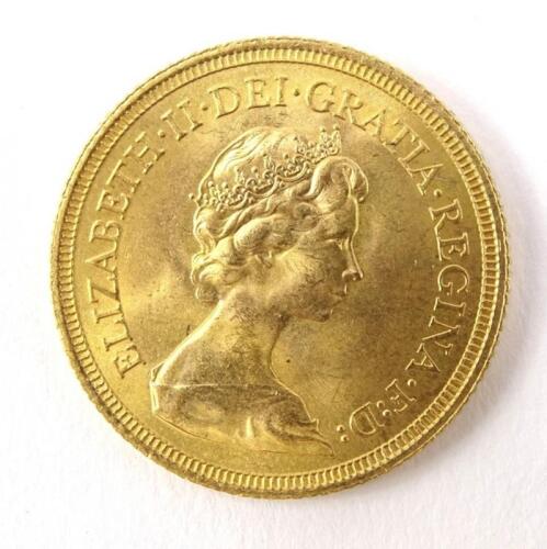 A Queen Elizabeth II full gold sovereign