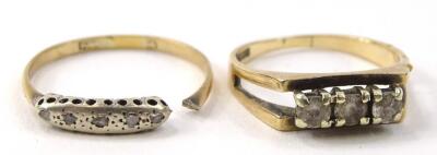 Two dress rings