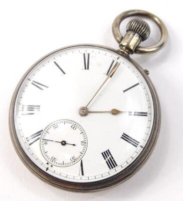 A Victorian silver pocket watch