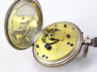 A Victorian silver pocket watch - 2