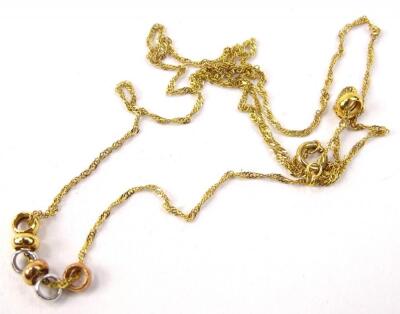 A 9ct gold necklace