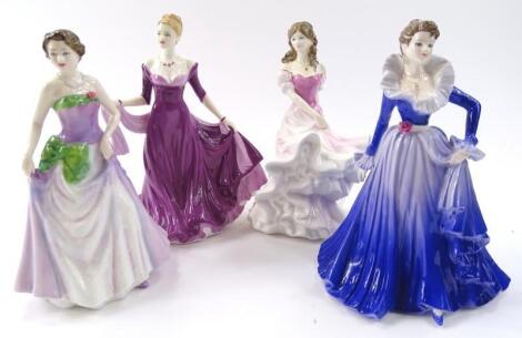 Four various Royal Doulton figures