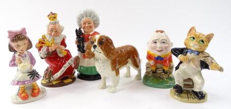 A 20thC Beswick figure of a standing spaniel