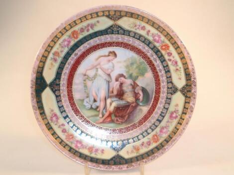 A "Vienna" cabinet plate