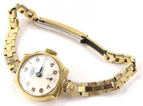 A Lanco 17 jewel ladies wristwatch