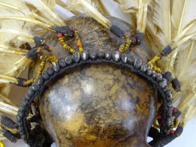 An Asmat tribal style skull - 3