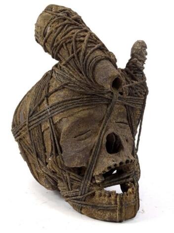 A West African voodoo type skull