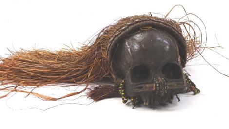 A West African type voodoo skull