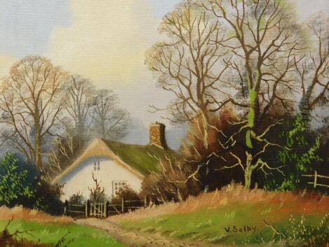 Vincent Selby (1919-2004). Country cottage