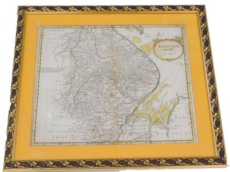 After Robert Morden. Map of Lincolnshire