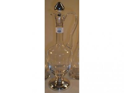 A Broadway glass claret jug