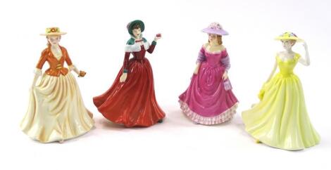 Four various Royal Doulton figures