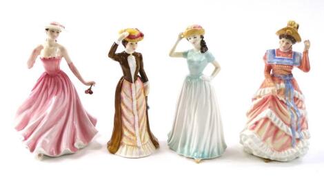 Four various Royal Doulton figures