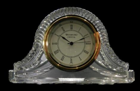 A Waterford Crystal mantel timepiece