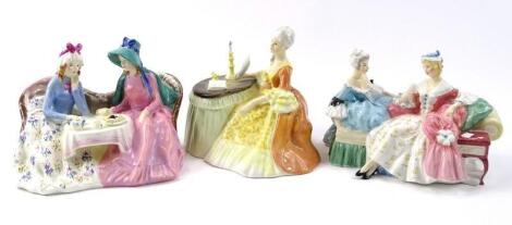 Three various Royal Doulton figures