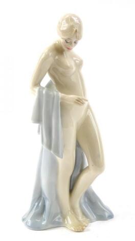 A Royal Doulton Reflections figure Bathing Beauty