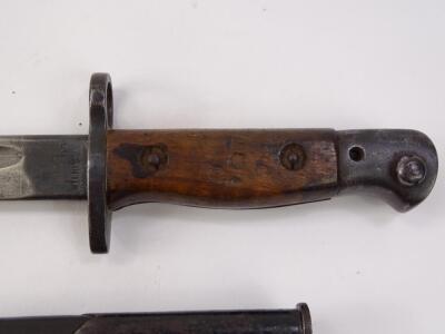 A 1907 pattern Wilkinson bayonet and scabbard - 2