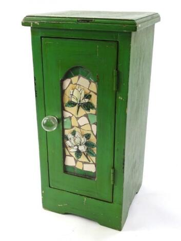 A 20thC painted side cabinet