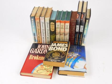 A quantity of James Bond related novels