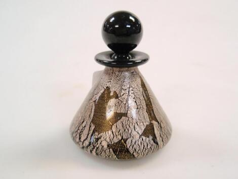 An Isle of Wight glass scent bottle