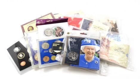 Various commemorative issue coin sets