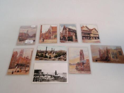 Six Early 20th Century Postcards of Boston