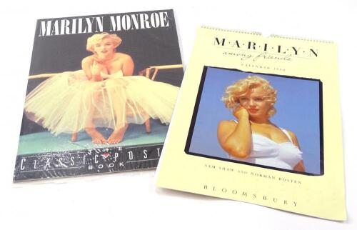 A Marilyn Monroe 1990 calendar