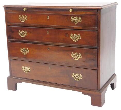 A George III mahogany chest of drawers