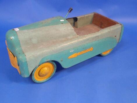 A 1960's Line's Brothers' steel child's pedal car