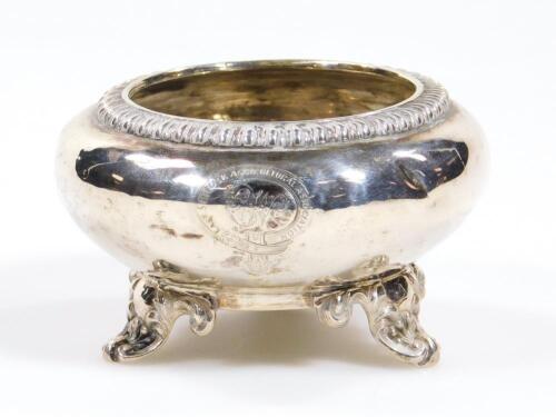 A Victorian silver open salt