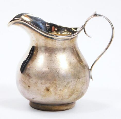 A George V silver cream jug