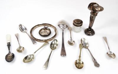 Various Georgian and other silver