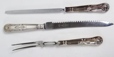 A Harlequin Elizabeth II silver and silver plated canteen of cutlery - 4