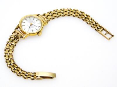 A ladies 9ct gold Omega cocktail watch - 2