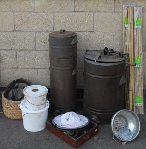 Various bee keeping equipment