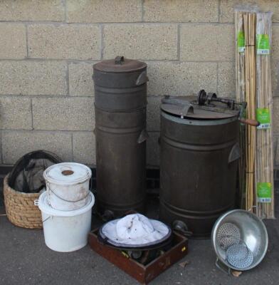 Various bee keeping equipment