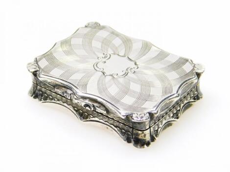 A Victorian silver vinaigrette