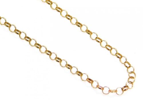 A 9ct gold necklace