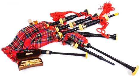 A set of early to mid 20thC bagpipes