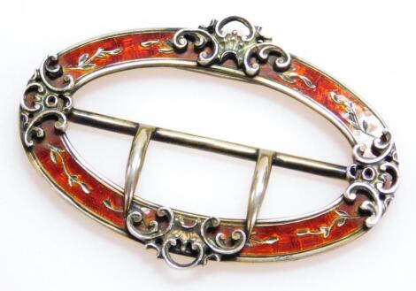 A mid 20thC continental buckle