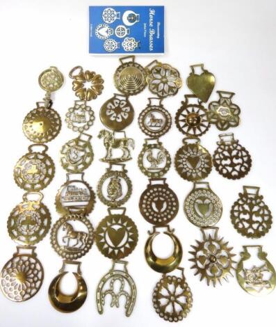 Various horse brasses