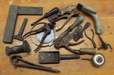 Various early 20thC and other bygone tools - 3