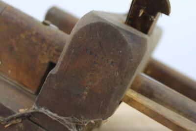 Various late 19thC and other wooden plough planes - 3