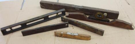 Various early 20thC and later spirit levels