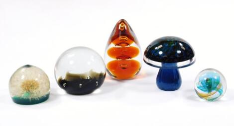 Various paperweights