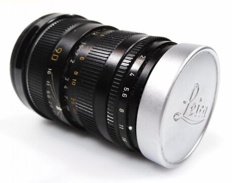 A Leitz Leica camera lens Tele-ELMIRIT-M