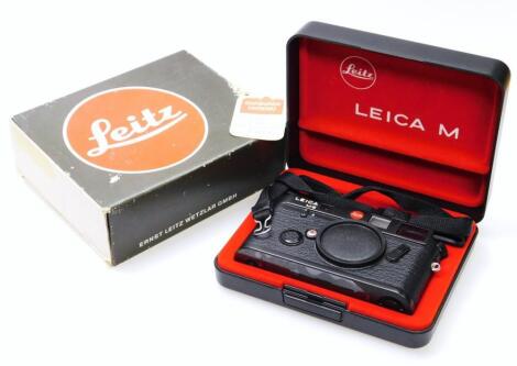 A Leica Leitz M6 camera