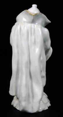 An 18thC Bow porcelain figure of Winter - 3