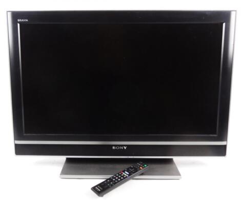 A Sony Bravia 32 inch colour television